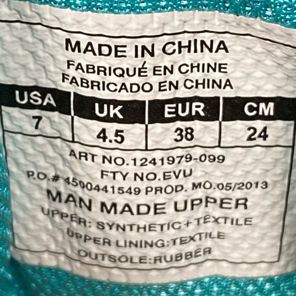 Womens 7 Under Armour Spine RPM Storm Athletic Shoes Grey Blue SEF1004 - Picture 8 of 8